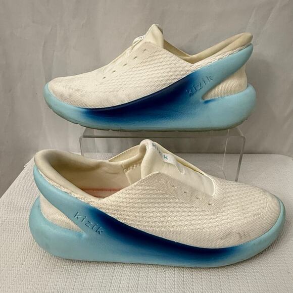Kizik Roamer Shoes Men's 10 Glacier Blue White Athletic Hands Free Slip On - Picture 8 of 10